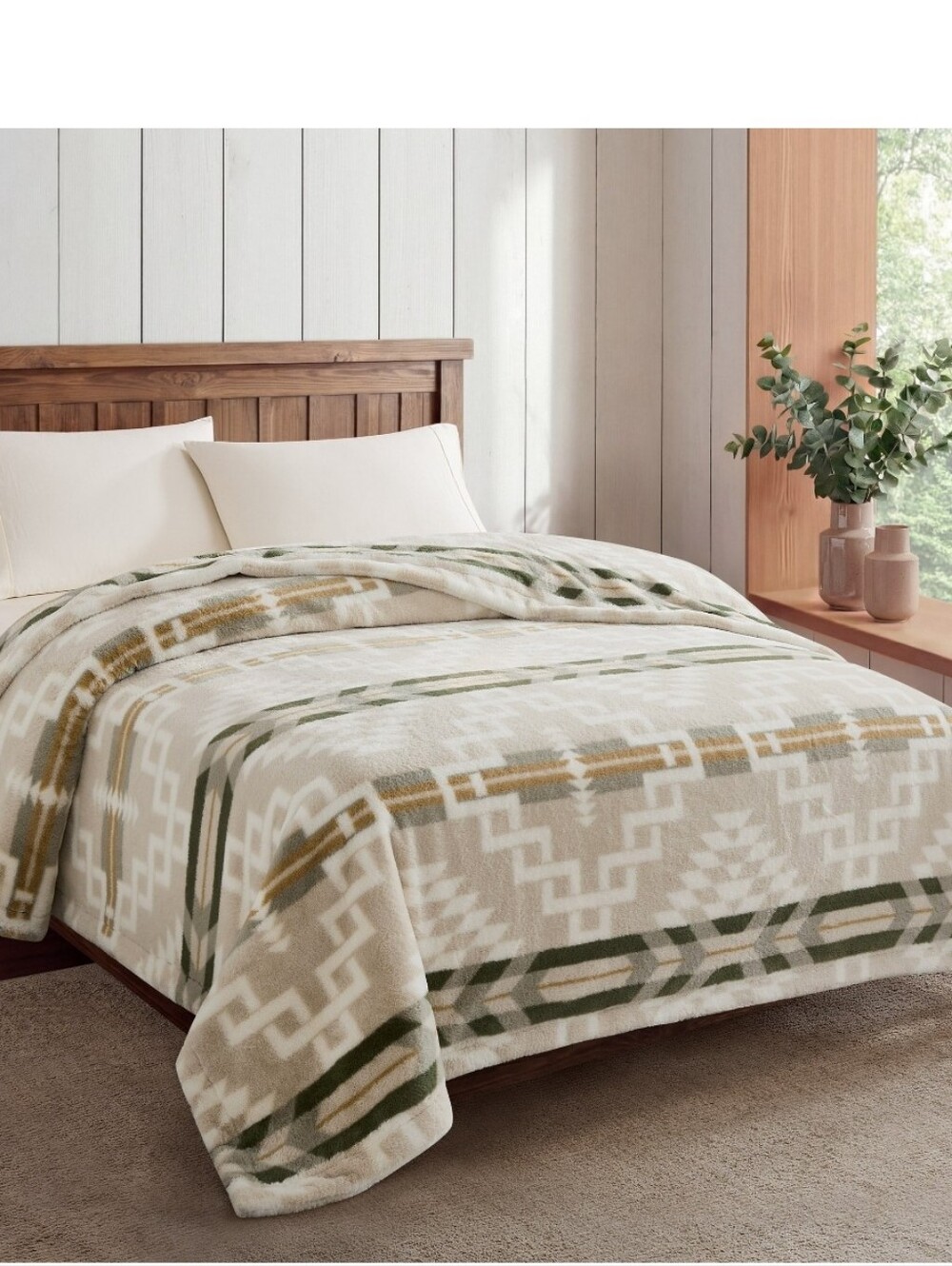(6) Pendelton Zamia Faux Fur  Luxe   Blanket